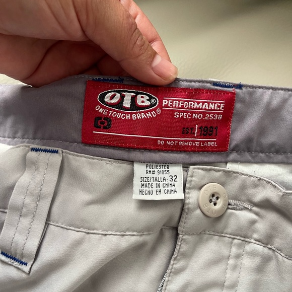 OTB size 32 Men's White Cargo Shorts - Picture 8 of 9